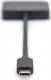 HUB USB Digitus DIGITUS USB-Hub 2-Port  C  ->2xDP   m.Kabel          schwarz 3