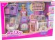 LeanToys Zestaw Lalka Mama z Dzieckiem Pokój Dziecięcy Akcesoria 5