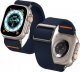 Spigen Pasek do APPLE WATCH 4 / 5 / 6 / 7 / 8 / SE / ULTRA (42 / 44 / 45 / 49 MM) Spigen Fit Lite Ultra granatowe 40