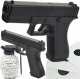 tomdorix Policyjny Pistolet Na Kulki GLOCK 17 Replika Air Soft Gun + Granat Kulek Bezszw 1