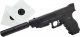 tomdorix Glock 18 Policyjny Pistolet Na Kulki+ Tłumik+ Dwie Tarcze. 8