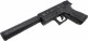tomdorix GLOCK 43 Pistolet Metalowy Na Kulki 6mm z Tłumnikiem 11