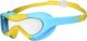 Arena Okulary/Maska Pływackie Dziecięce na Basen Arena Spider Yellow Blue 1