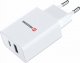 Ładowarka Swissten Swissten Travel 1x USB-C, 1x USB-A 30W 1