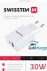 Ładowarka Swissten Swissten Travel 1x USB-C, 1x USB-A 30W 1