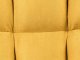 Beliani Fotel bujany żółty OULU 5