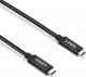 Kabel USB Lindy USB-C - USB-C 3 m Czarny (43348) 3