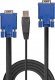 Kabel USB Lindy USB-A - USB-A 2 m Czarny (32186) 2