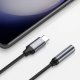 Adapter USB Tech-Protect Adapter Tech-protect Ultraboost USB-C/mini jack 3.5mm Black 3