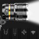 Latarka czołowa LATARKA CZOŁOWA ALOGY LED LAMPKA NA GŁOWĘ CZOŁÓWKA CZUJNIK RUCHU REFLEKTOR ZOOM + KABEL 5