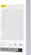 Baseus Etui ochronne Baseus Magnetic Crystal Clear do iPhone 13 Pro (transparentne) + szkło hartowane + zestaw czyszczący 3