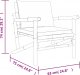 vidaXL 4-cz. zestaw mebli do ogrodu, ciemnoszare poduszki, bambus 10