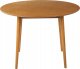 Beliani Stół do jadalni okrągły ⌀ 110 cm jasne drewno RADAN 4