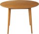 Beliani Stół do jadalni okrągły ⌀ 110 cm jasne drewno RADAN 9