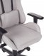 Fotel Beliani Krzesło biurowe regulowane jasnoszare WARRIOR 7