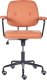 Krzesło biurowe Beliani Krzesło biurowe regulowane ekoskóra pomarańczowe PAWNEE 3