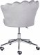 Krzesło biurowe Beliani Krzesło biurowe regulowane welurowe szare MONTICELLO 6