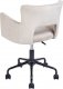Krzesło biurowe Beliani Krzesło biurowe regulowane welurowe beżowoszare SANILAC 5