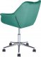Krzesło biurowe Beliani Krzesło biurowe regulowane welurowe zielone LABELLE 5