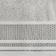 Eurofirany Ręcznik bawełniany z bordiurą SUZANA 70X140 srebrny 1