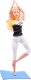 Jokomisiada Lalka gimnastyczka ćwiczy joga fitness 30cm ZA4460 6
