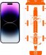Mobile Origin Szkło ochronne z aplikatorem iPhone 14 Pro Max , 2 szt 7