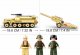 tomdorix Klocki Transporter Opancerzony Hanomag Sd.Kfz. 251+Działo M38-B0695 Wojsko komp. LEGO 7