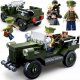Klocki Wojsko GAZ-67 Gazik Czapajew Auto Terenowe 112 el kom.LEGO 1