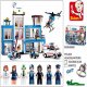 Klocki Miasto Siedziba Posterunek Policji z Karetką 606el. Kom.LEGO 5