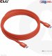 Kabel USB Club 3D USB-C - USB-C 3 m Czerwony (CAC-1513) 10