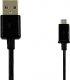 Kabel USB Vega USB-A - microUSB 1 m Czarny (14821) 1