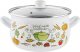 Emalia Pleszew Garnek emaliowany Emalia Polska Pleszew Lumino 22 cm 5,3 l 1