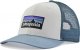 Patagonia Czapka z daszkiem Patagonia Logo Trucker Hat M 38289 : Kolor - Biały/Szary/Srebrny, Rozmiar - ALL 1