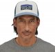 Patagonia Czapka z daszkiem Patagonia Logo Trucker Hat M 38289 : Kolor - Biały/Szary/Srebrny, Rozmiar - ALL 1