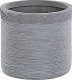 Beliani Doniczka 26 x 26 x 25 cm szara SAMOS 2