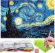 Springos Haft diamentowy Gwiaździsta noc mozaika diamentowa Van Gogh 40x30 cm UNIWERSALNY 15