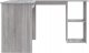 Biurko vidaXL vidaXL Biurko narożne, szary dąb sonoma, 120x140x75 cm 4