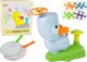 LeanToys Gra Zręcznościowa Złap Frisbee Kaczuszka Katapulta Niebieska 1