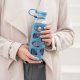Leonardo Bidon szklany IN GIRO 0,5l VIOLAN ICEBLUE - Leonardo 3