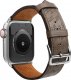 Hurtel Strap Leather skórzany pasek Apple Watch SE, 8, 7, 6, 5, 4, 3, 2, 1 (41, 40, 38 mm) opaska bransoleta ciemnobrązowy 2