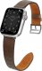 Hurtel Strap Leather skórzany pasek Apple Watch SE, 8, 7, 6, 5, 4, 3, 2, 1 (41, 40, 38 mm) opaska bransoleta ciemnobrązowy 3