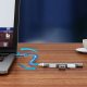 HUB USB Alogy HUB Alogy USB na 4 porty USB 3.0 USB-A 5GB/s Adapter rozdzielacz portów rozdzielnik koncentrator sieciowy 3