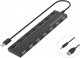 HUB USB Conceptronic CONCEPTRONIC USB-Hub 7-Port 2.0  ->7x2.0 extra o.Netzteil sw 1