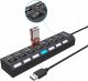 HUB USB Retoo HUB USB ROZDZIELACZ 7 PORTÓW ROZGAŁĘŹNIK USB 2.0 7