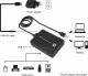 HUB USB Conceptronic CONCEPTRONIC USB-Hub 4-Port 3.0  ->1x3.0 3x2.0 o.Netzteil sw 1
