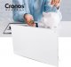 Grzejnik Cronos Zestaw Panel grzewczy IR CRONOS Carbon P800 White + Termostat z pilotem + Zestaw sufitowy 6