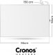 Grzejnik Cronos Panel grzewczy IR CRONOS Synthelith PRO CRP-500TWP Grey 11