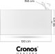 Grzejnik Cronos Panel grzewczy IR CRONOS Synthelith PRO CRP-770TWP Grey 2