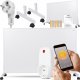 Grzejnik Cronos Zestaw Panel grzewczy IR CRONOS Carbon P1000 White + Termostat WiFi + Nogi 1