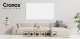 Grzejnik Cronos Zestaw Panel grzewczy IR CRONOS Carbon P1000 White + Termostat WiFi + Zestaw sufitowy 6